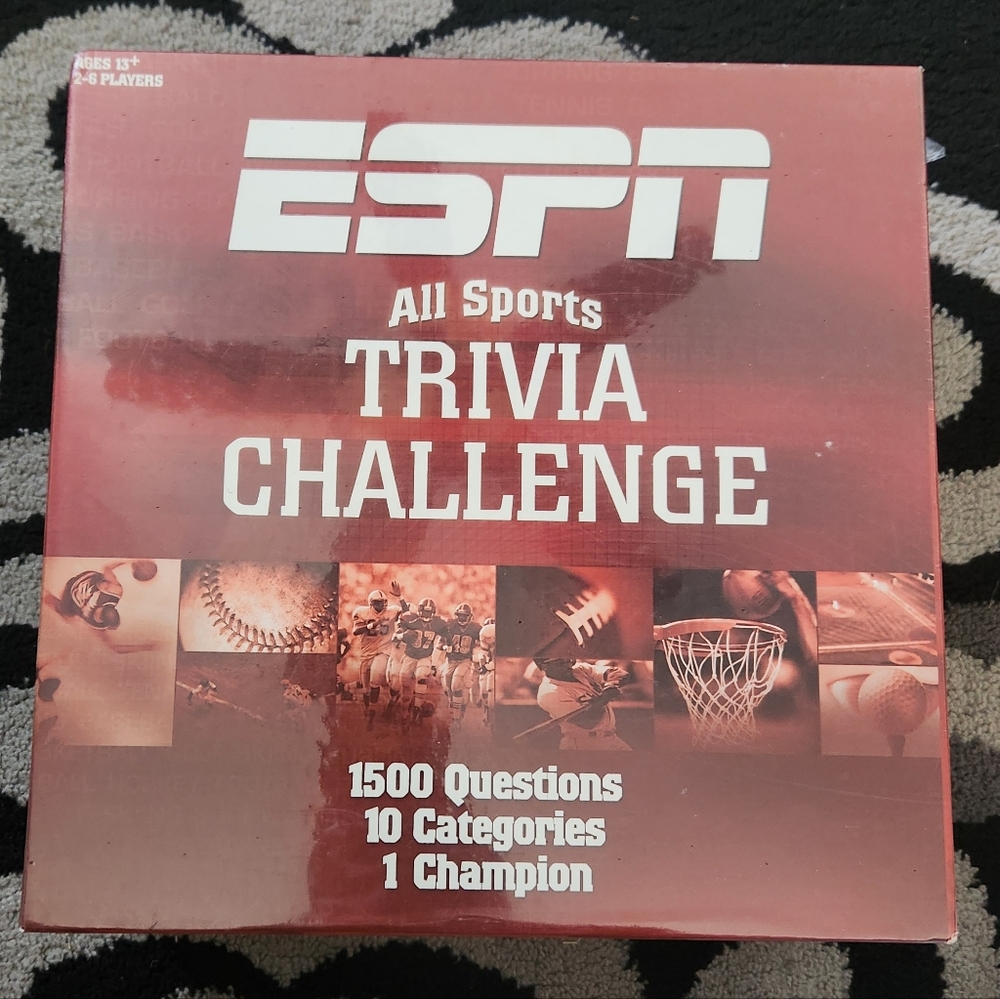 ESPN All Sports Trivia Challenge Game 1500 Questions NIB